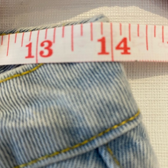 Anthropologie Avec Les Filles Distressed with Slits Size 28 - Picture 9 of 9